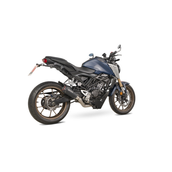Scorpion Exhaust Honda CB 125 R 2021 - 2023 Red Power Full System Black Ceramic Coated Sleeve